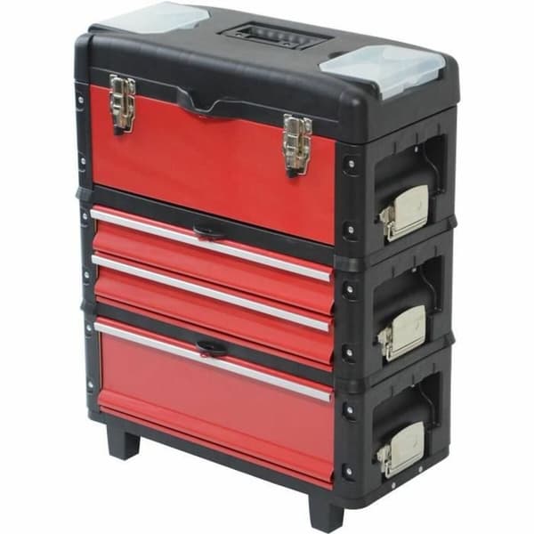 Työkalukärry Defpro Modulaarinen Pinottava 3 Kappaletta