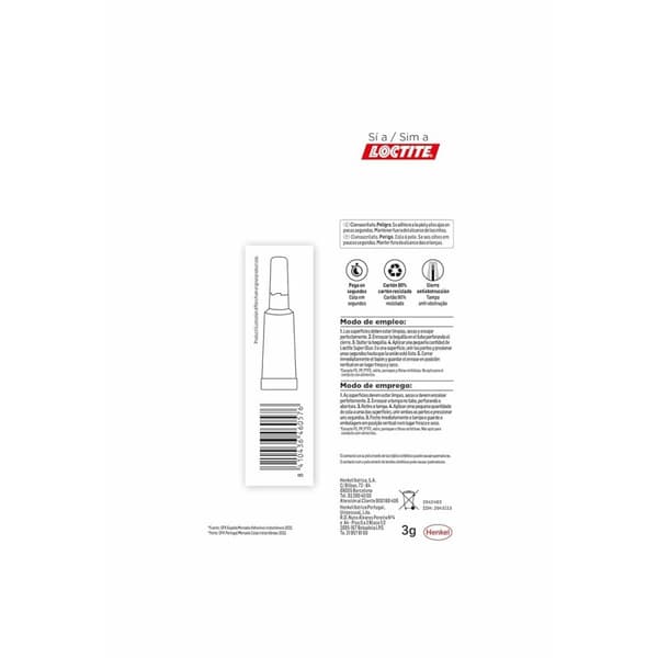 Lim Loctite SuperGlue-3 2943113 3 g Gel