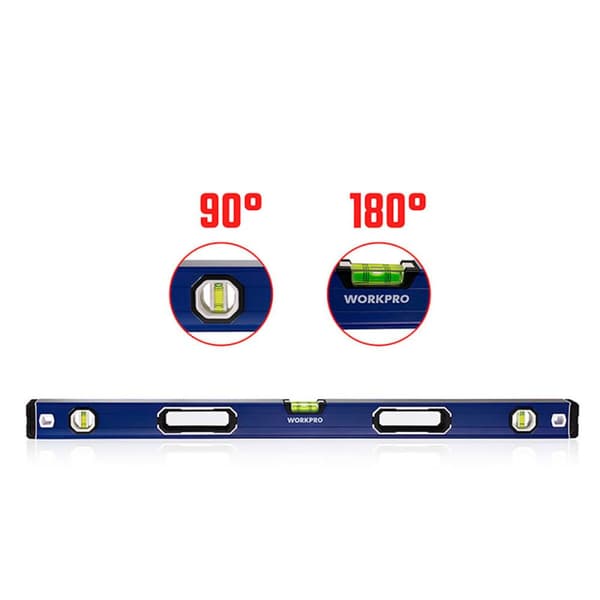 Vattenpass Workpro Aluminium 60 cm Magnetic