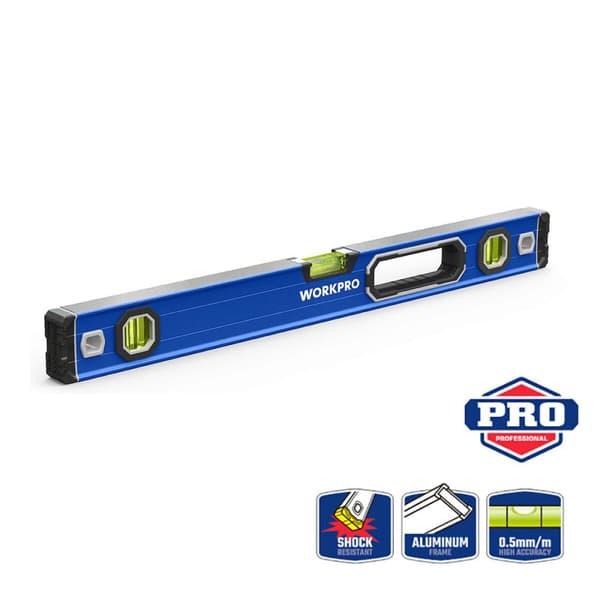 Vattenpass Workpro Aluminium 60 cm Magnetic