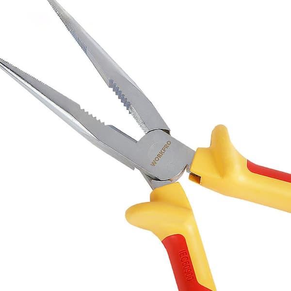 Nålspetstång Workpro 6" 15 cm