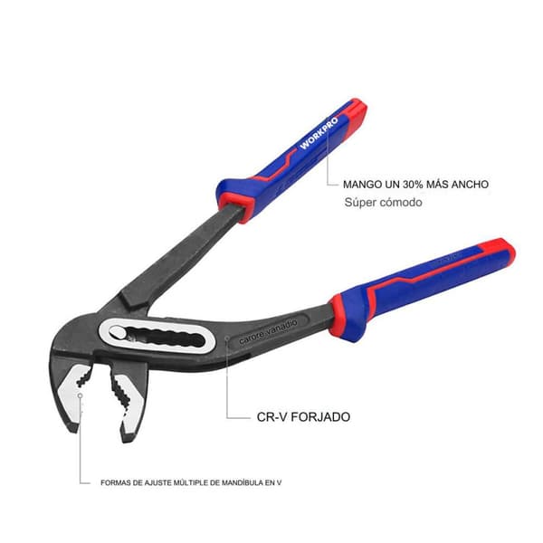 Papegøje næse tænger Workpro 25 cm