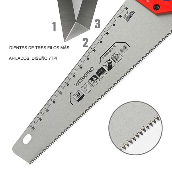 Håndsav Workpro 16" 40 cm
