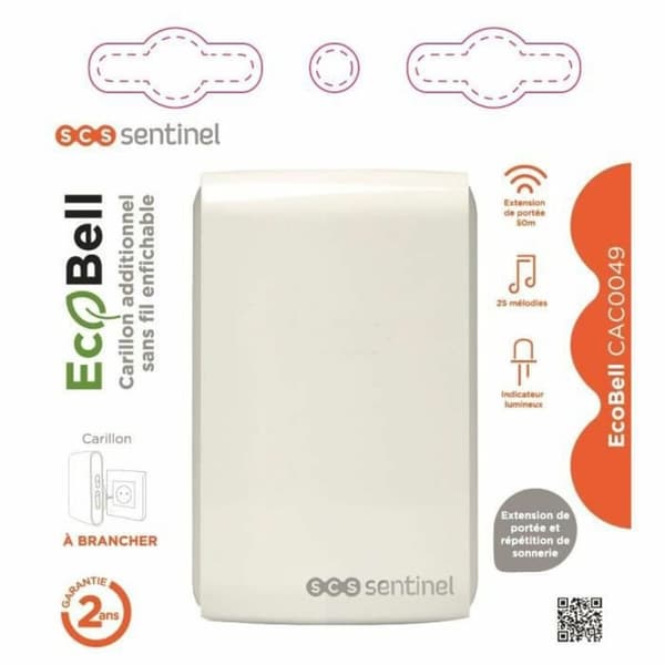 Elektrisk dørklokke SCS SENTINEL CAC0049