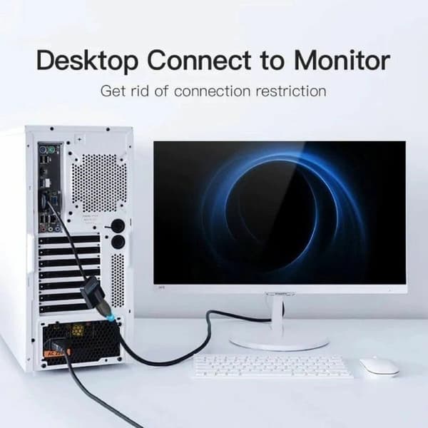 VGA til HDMI-adapter Vention ACNBF