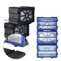 Miniatyrbillede 6 af 7: Multifunktionel kommode Workpro Gennemsigtig 4 skuffer Kan stables