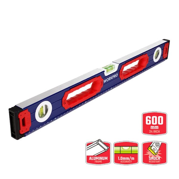 Vesivaaka Workpro Alumiini 60 cm Magneettinen