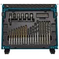 Miniatyrbild 5 av 5: Set med borrkrona och spikar Makita B-69478 Hållare för borrbits Aluminium 65 Delar
