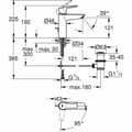 Miniatyrbillede 3 af 3: Hane med blandingsbatteri Grohe