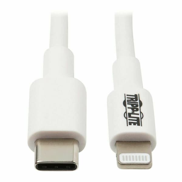 USB-C til Lightning-kabel Eaton M102-003-WH Hvid 90 cm