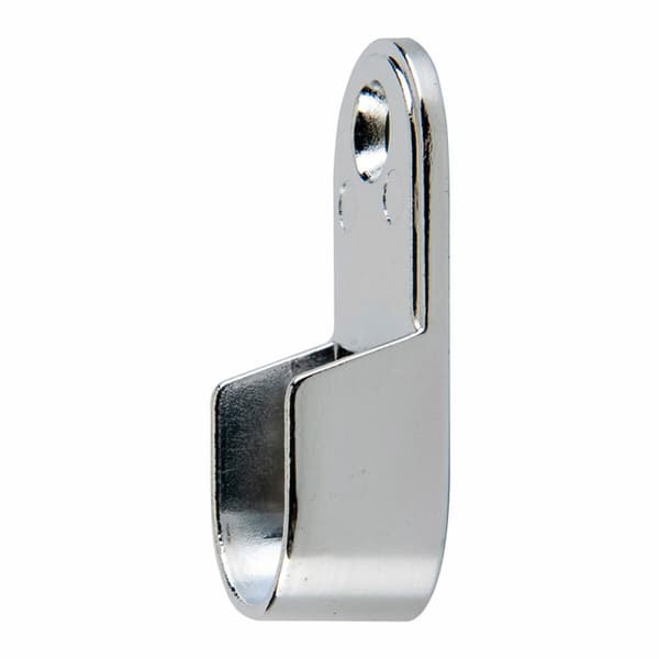 Stöd för garderob Stor Planet 2,5 x 1,5 cm Silvrig (2 antal)