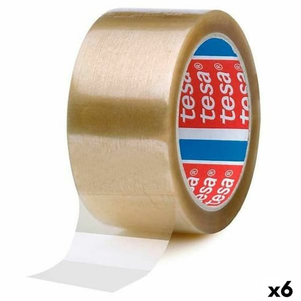 Självhäftande band TESA 132 m Transparent Multicolour (6 antal)