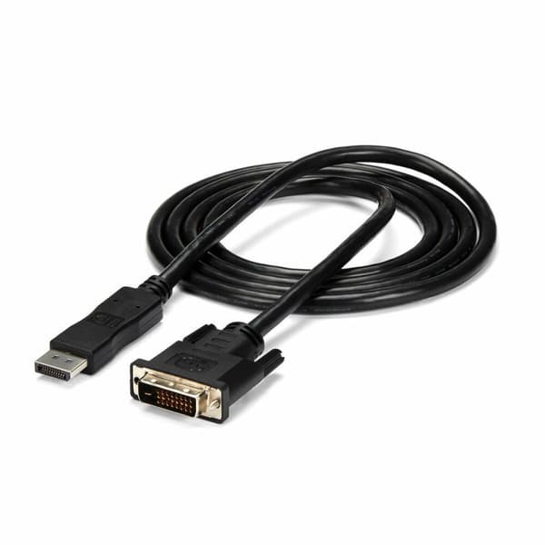 Adapter DisplayPort till DVI Startech DP2DVIMM6            (1,8 m) Svart 1.8 m