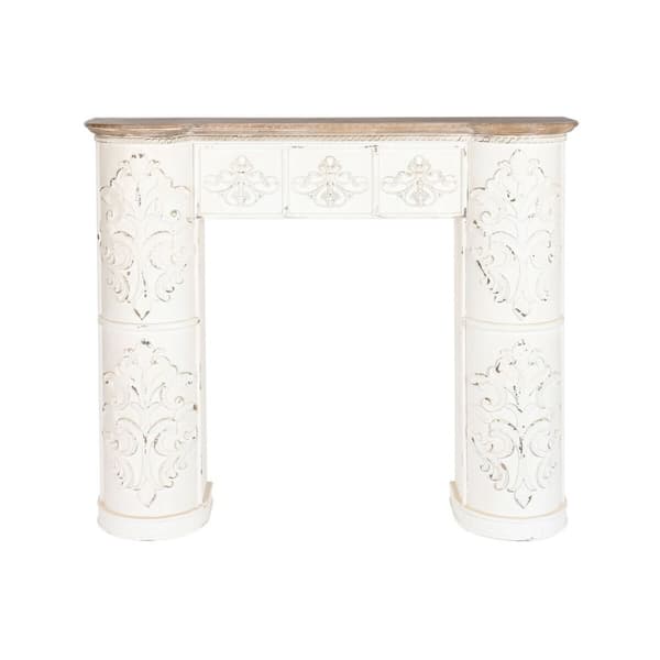 Öppen spis Home ESPRIT Gran Trä MDF 128 x 28 x 114 cm