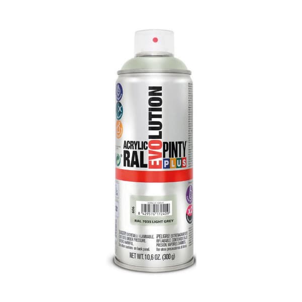 Sprejfärg Pintyplus Evolution RAL 7035 400 ml Ljusgrå