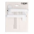 Miniatyrbild 1 av 3: uppsättning handtag EDM 85451 6800 Aluminium 7 x 2,5 x 13 cm