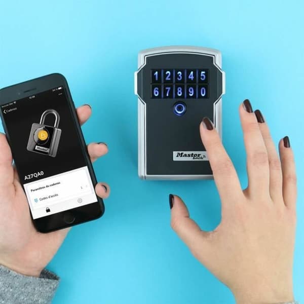 Hänglås med nyckel Master Lock 5441EURD Zink Plast Rektangulär