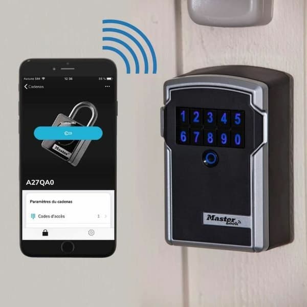 Hänglås med nyckel Master Lock 5441EURD Zink Plast Rektangulär