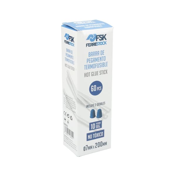 Limstift Ferrestock Ø 7 mm Transparent (60 antal)