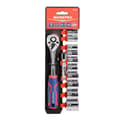 Miniatyrbild 1 av 2: Sockelsats Workpro 3/8" 12 Delar