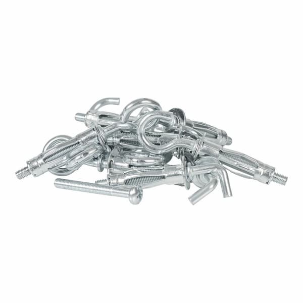 Set med krokar, ögonbultar och hängare Rapid Ø 11 x 37 mm Expansion Metall 12 antal