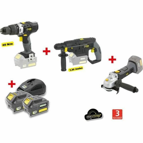 Borr- och tillbehörssats Fartools 18 V 40 Nm