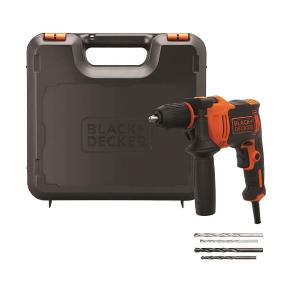 Bore og tilbehørssæt Black & Decker BEH710K-QS 230 V 710 W