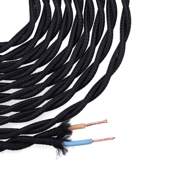 Kabel EDM 11878 C41 Sort 2 x 0,75 mm 5 m