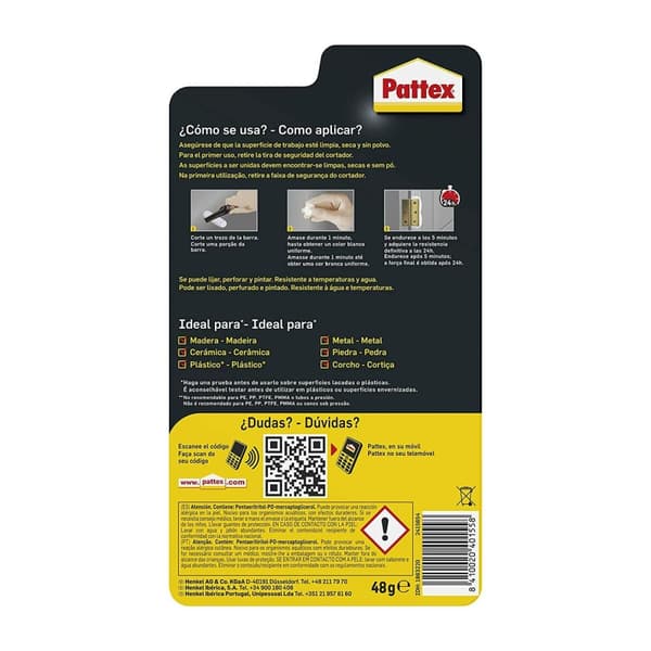 Stang Pattex 14010225 Reparationssæt Hvid