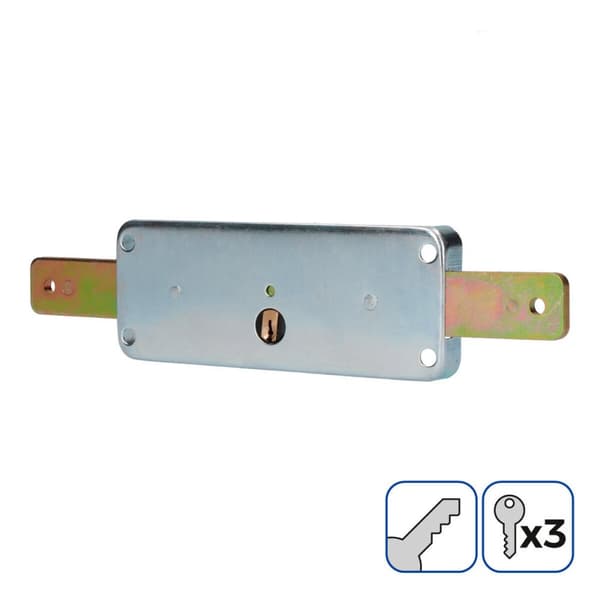 Lås EDM 85260 Stål 154 x 59 mm Persienne Til indpakning