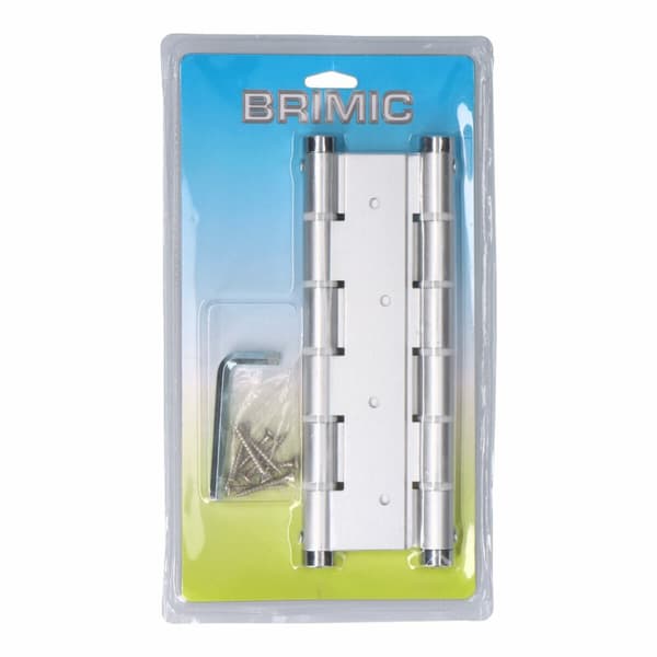 Hængsel Micel BS10 M57004 Sølvfarvet Aluminium 180 x 33 mm Doubleaction