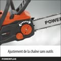 Miniatyrbillede 3 af 6: Batteri motorsav Powerplus 35 cm