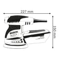Miniatyrbillede 9 af 11: Sav BOSCH GEX 125-1 AE
