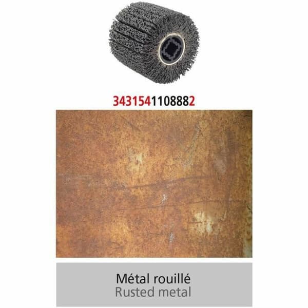 Skrubbe-børste Fartools REX120C / REX200 Silikone Charcoal