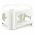 Miniatyrbillede 2 af 2: Taburet Dem Sabin Hvid 33 x 28 x 18 cm (12 enheder)