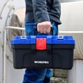 Miniatyrbillede 5 af 8: Værktøjskasse Workpro PVC Plastik 41 x 23 x 20,5 cm