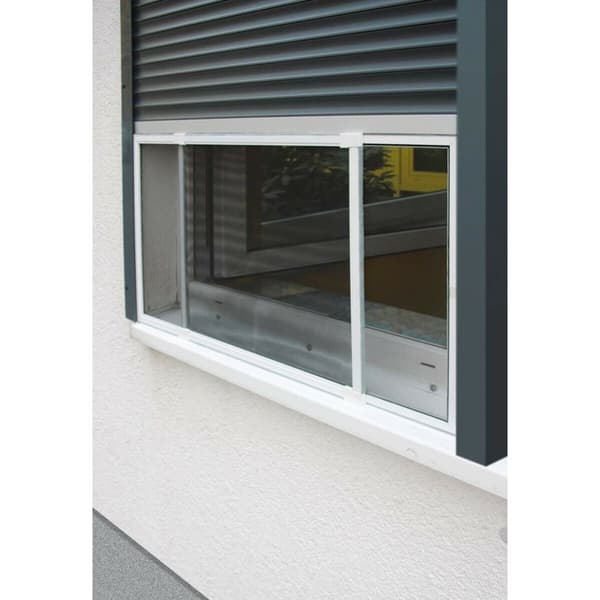 moskitonet Schellenberg Forlængbar Med ramme Hvid Glasfiber 50 x 142 cm