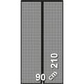 Miniatyrbillede 4 af 6: Insektgardin Schellenberg Døre Magnetisk 90 x 210 cm Antracit Glasfiber