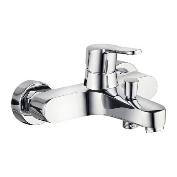 Hane med blandingsbatteri Rousseau Rousseau Metal Kobber 15 cm