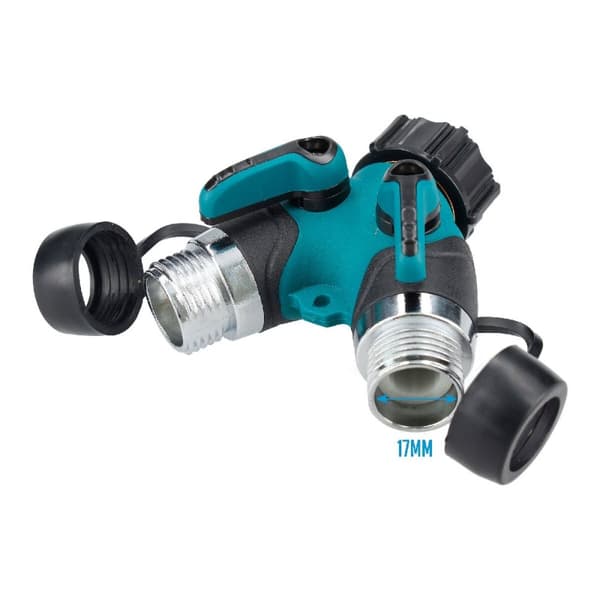 Fælles Dobbelt Ferrestock 3/4" Kobber