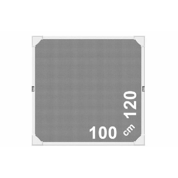 Myggnät Schellenberg Magnetic Med ram Glasfiber Vit (100 x 120 cm)