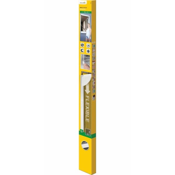 Myggnät Schellenberg Magnetic Med ram Glasfiber Vit (100 x 120 cm)