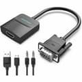 Miniatyrbillede 1 af 5: VGA til HDMI-adapter Vention ACNBD