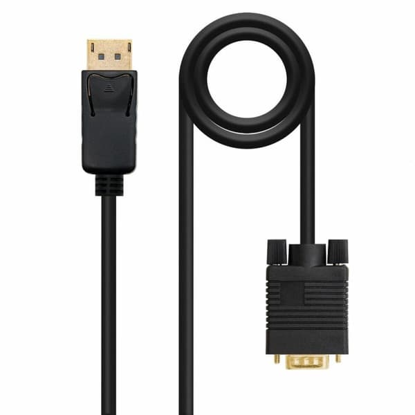 DisplayPort til VGA-adapter NANOCABLE 10.15.4402 Sort 2 m