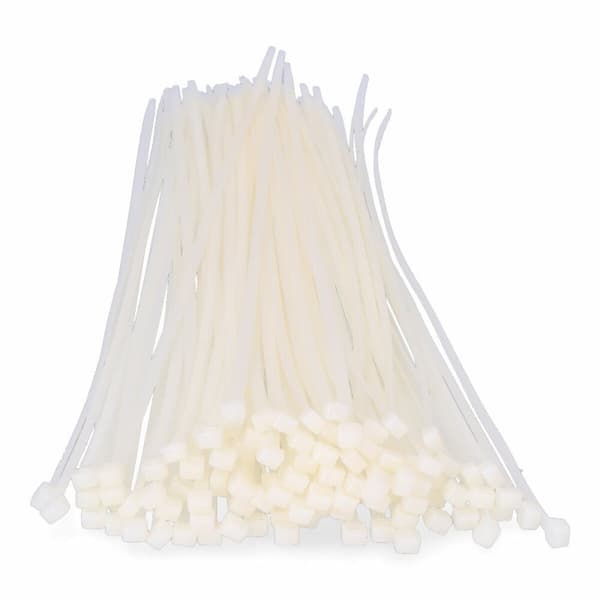 Nylon Kabelstropper EDM 48300 Hvit Naturell 380 x 4,8 mm 300 x 4,8 mm (100 enheter)