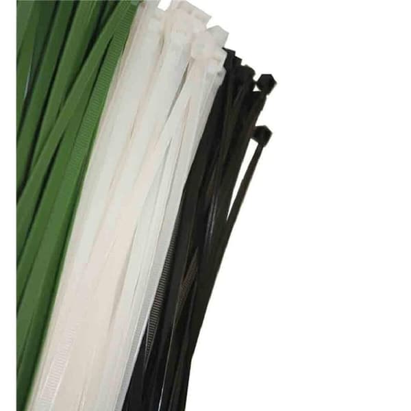 Nylon Kabelstropper EDM 48300 Hvit Naturell 380 x 4,8 mm 300 x 4,8 mm (100 enheter)