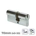 Miniatyrbilde 2 av 3: Sylinder EDM 85172 r15 nikkel Lang kam Europeisk