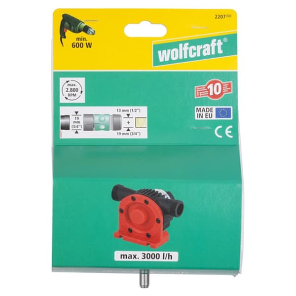 Vannpumpe Wolfcraft 2207000