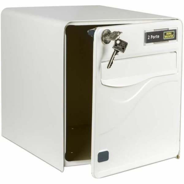 Brevboks Burg-Wachter 36,5 x 28 x 31 cm Hvit Plast