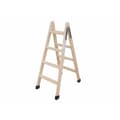 Miniatyrbilde 1 av 2: 6-trinns sammenleggbar Stige Plabell Tre 164 x 31/55 cm
